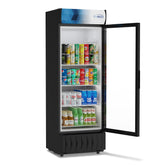 24 in. One-Door Merchandiser Refrigerator - 12 Cu Ft. MDR-1GD-12C.